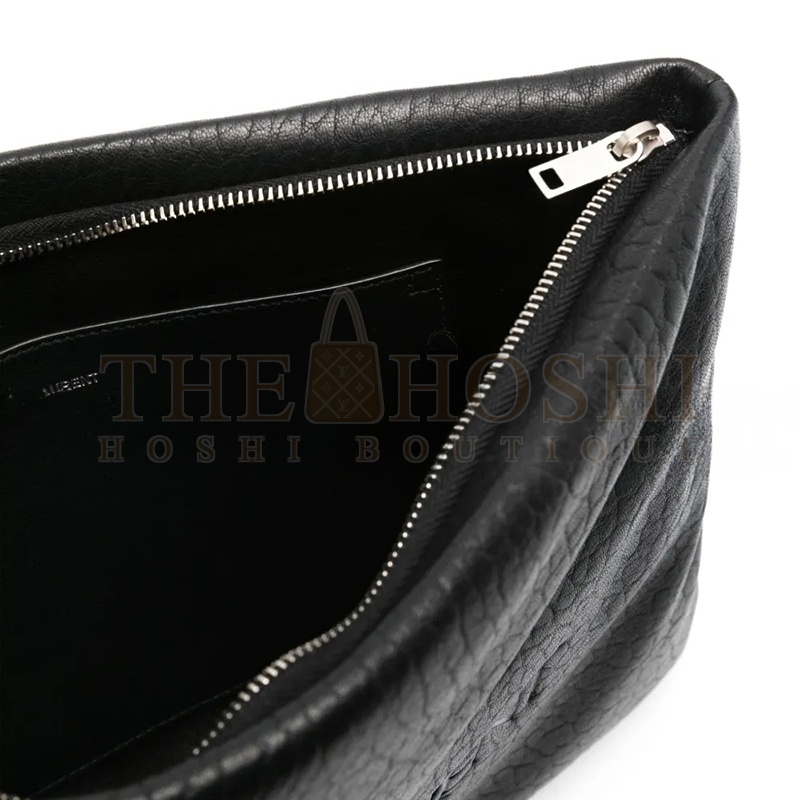 Y51 Sa1nt Lau*nt PUFFY POUCH IN LAMBSKIN 779512AADBZ (30*22*3cm) Master Quality